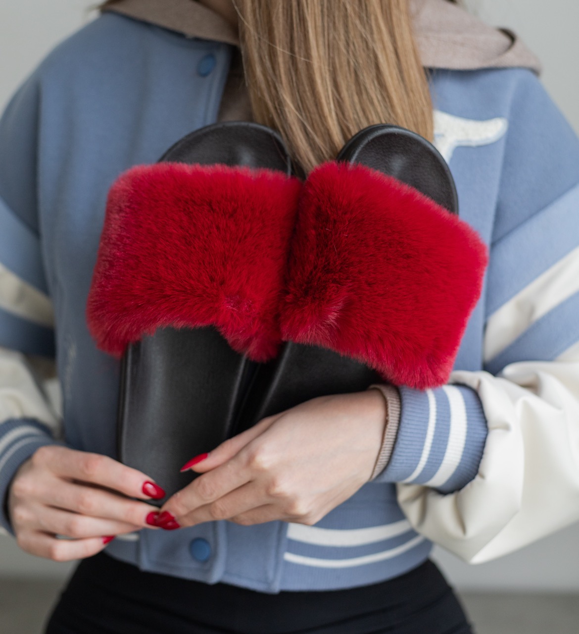 Тапочки з хутром