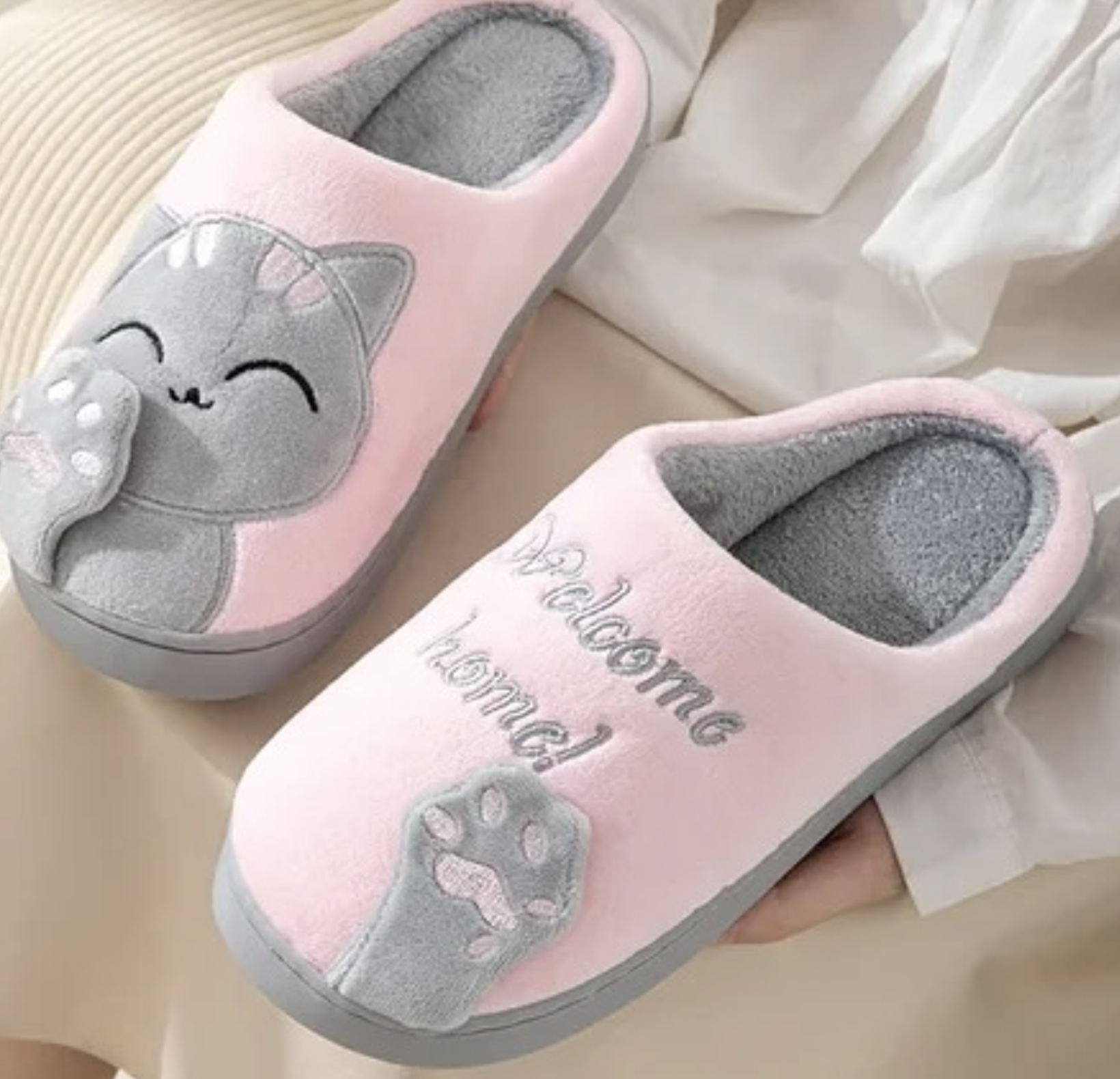 Жіночі домашні капці Welcome Home рожеві