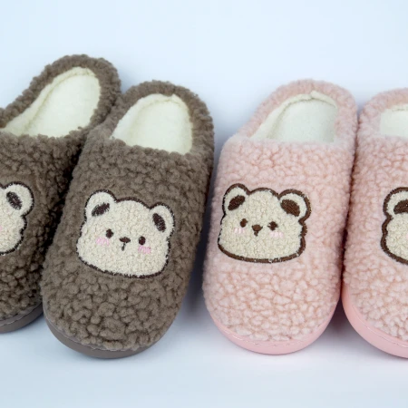 Жіночі домашні капці Teddy Bear коричневі